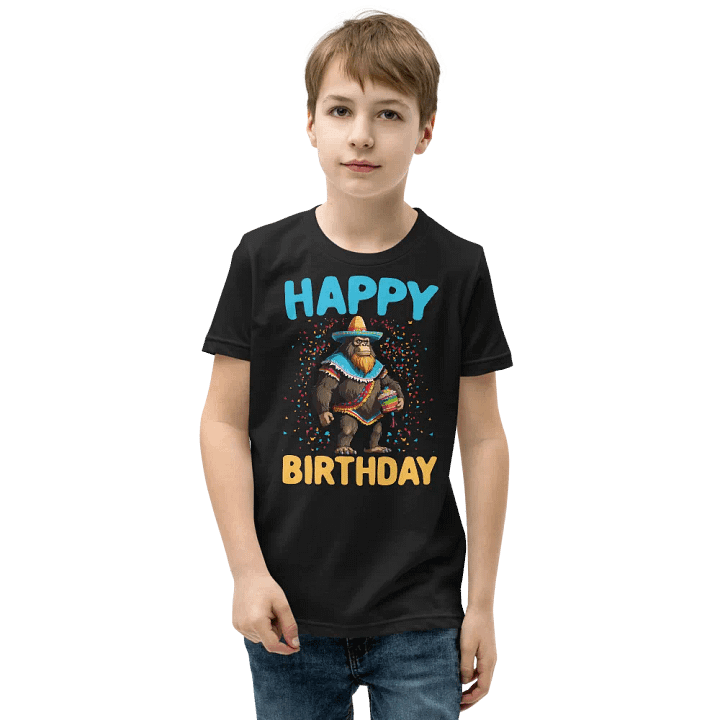 Happy Birthday (Mexican Sasquatch) T-Shirt For Kids product image (9)