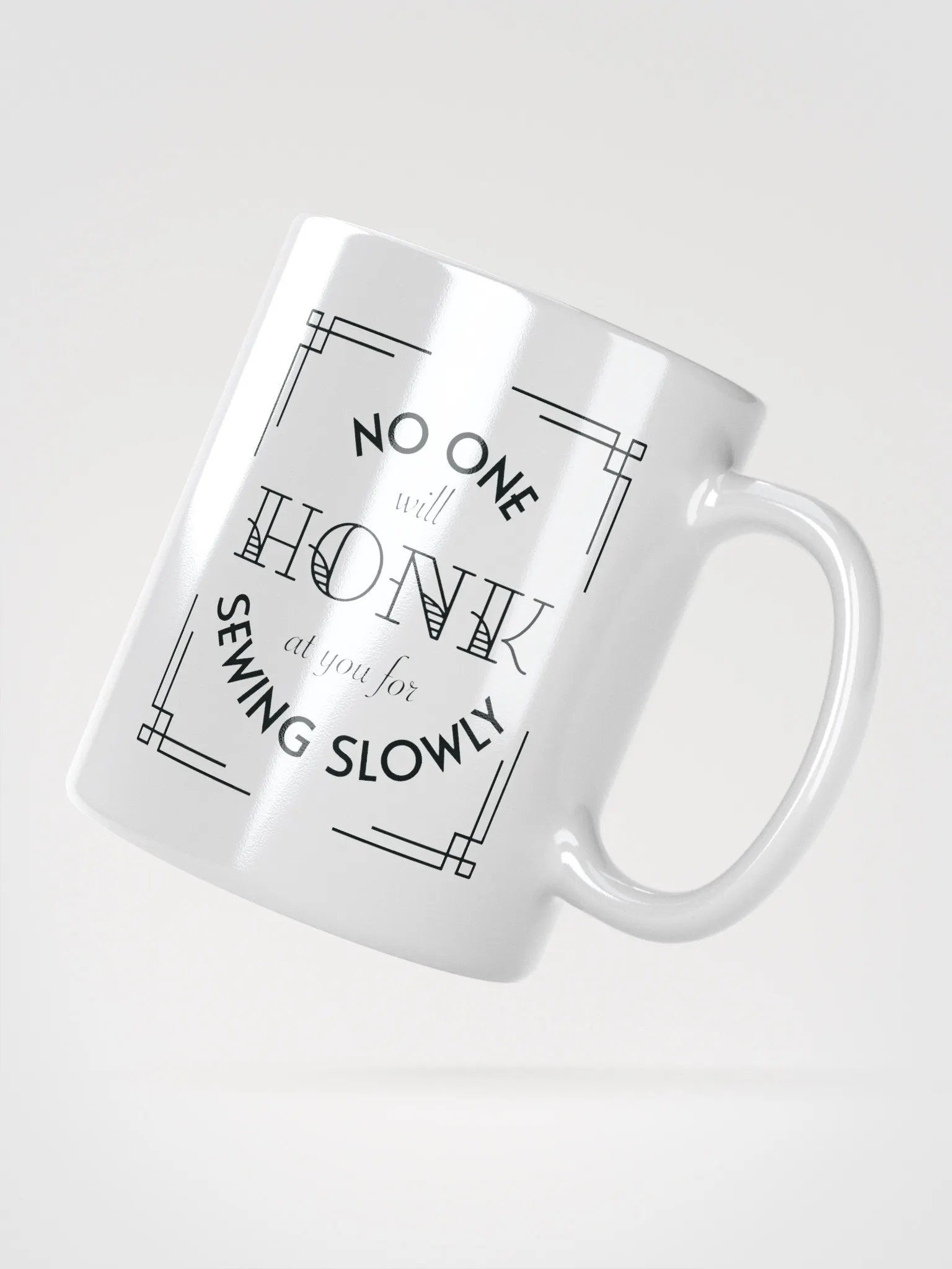 Sew Slowly Art Deco Mug product image (2)