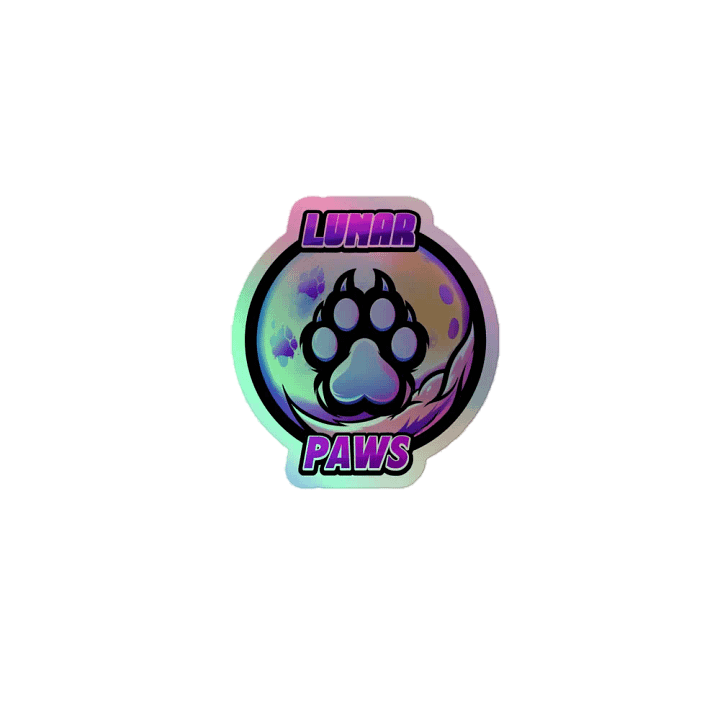 Lunar Paws Celestial Holographic Sticker Sheet product image (1)