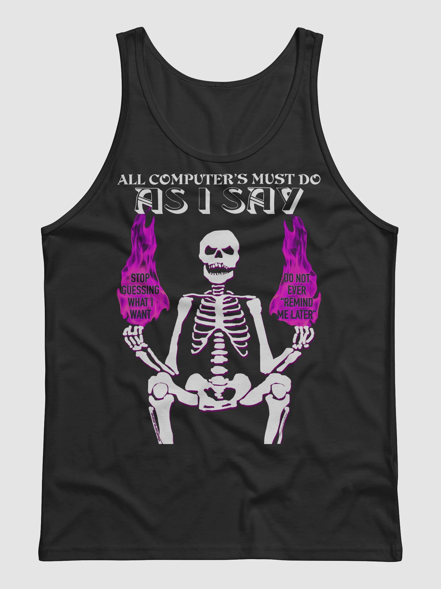 ALL COMPUTERS MUST DO AS I SAY "DA TANK TOP" product image (1)
