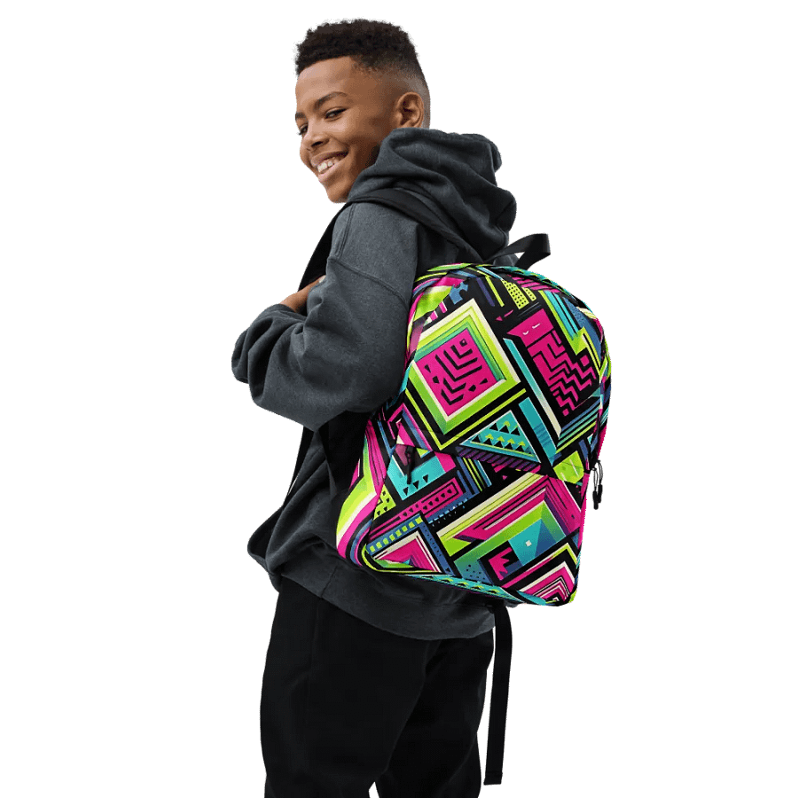Neon Pop art Backpack product image (10)