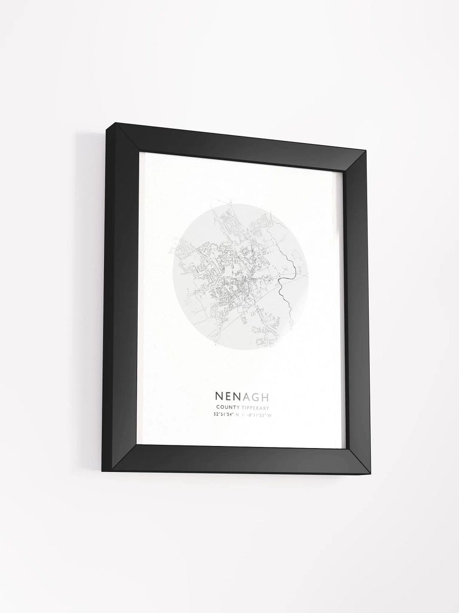 Nenagh: Framed Map (Circular) product image (3)
