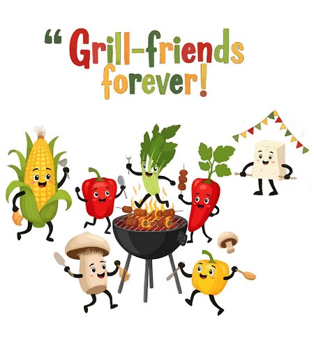 Grill friends forever 
https://pixel-thread-shop.fourthwall.com/products/grill-friends-forever-t-shirt