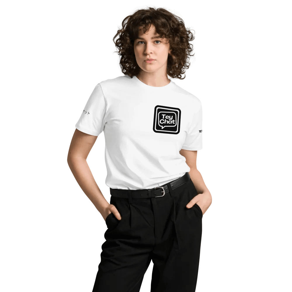 TeyChat White Unisex T-Shirt product image (6)