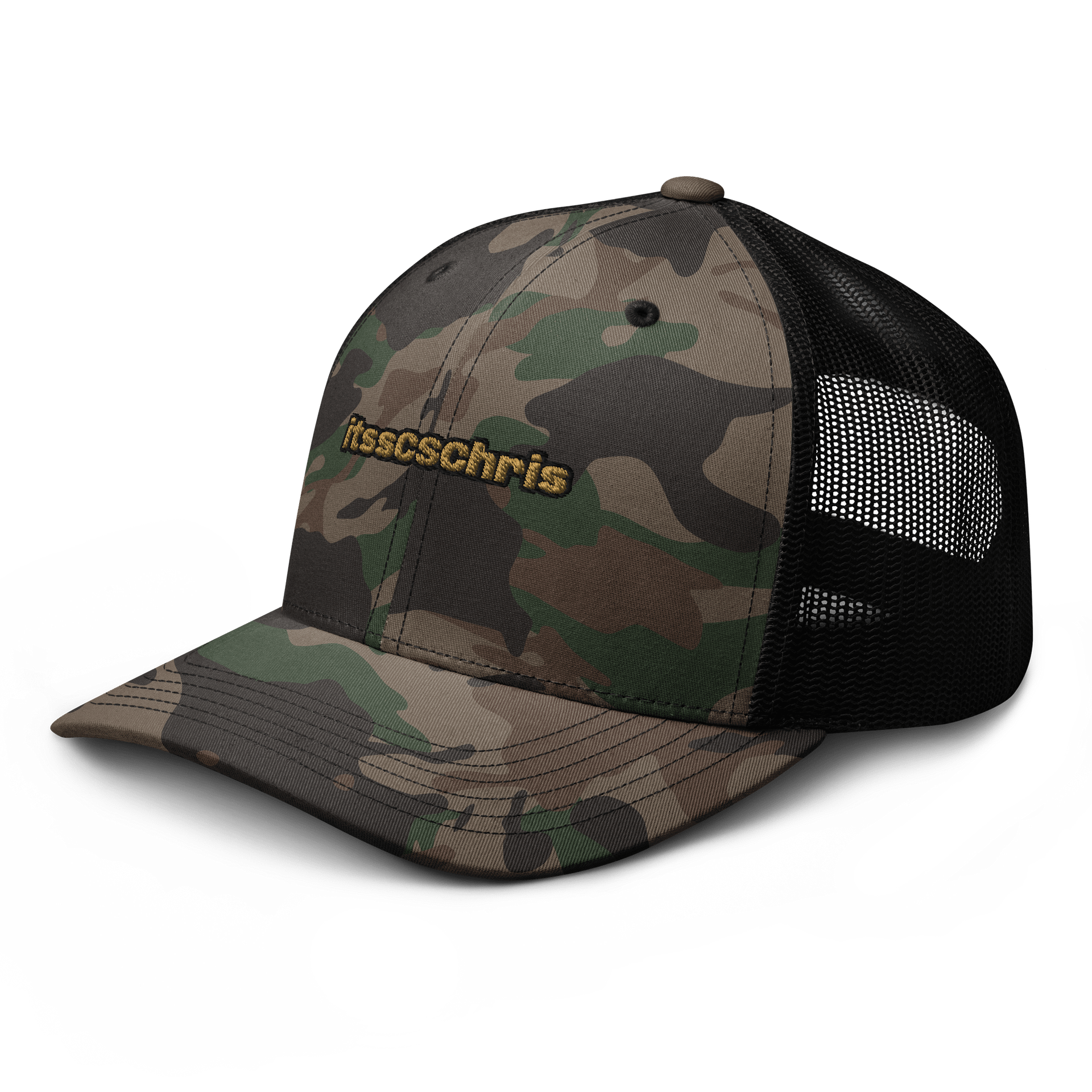 itssCSChris Camouflage Trucker Hat product image (4)