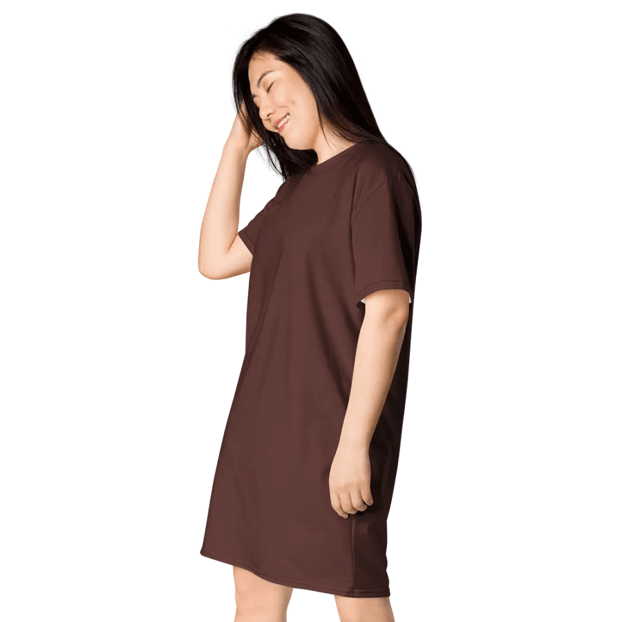 Minimalist Athleisure Chic T-Shirt Dress product image (5)