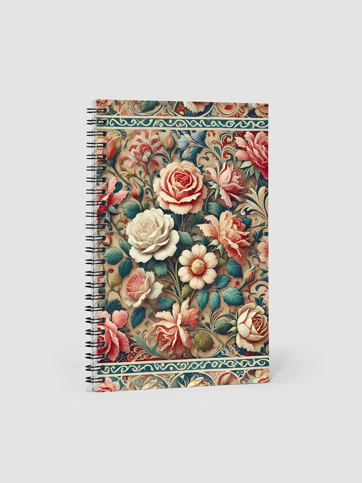 Royal Floral Spiral Notebook product image (1)