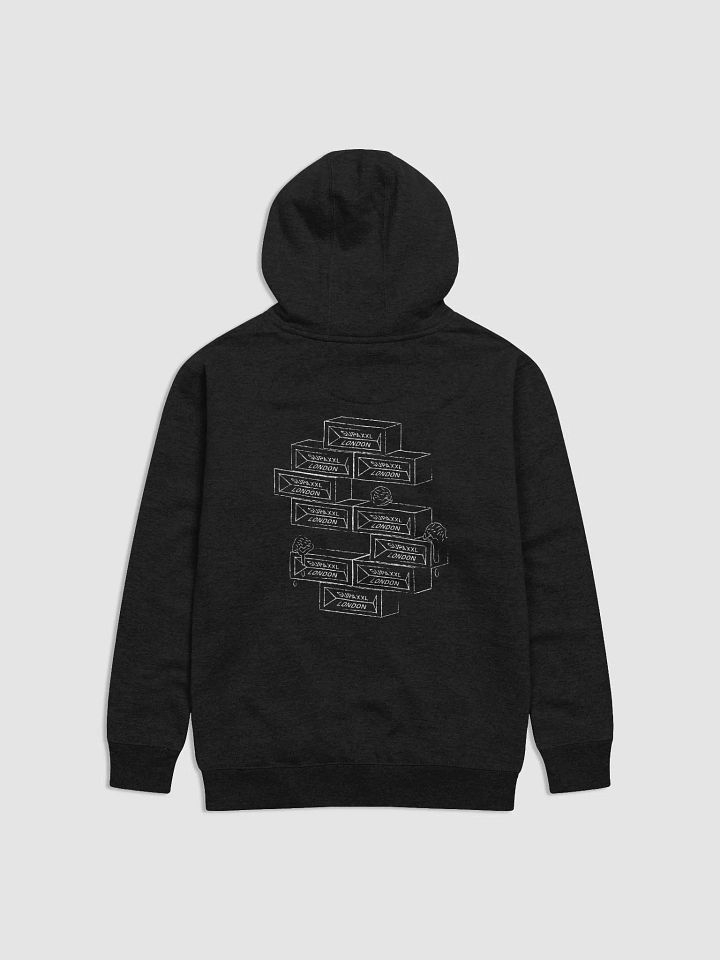 Supa Brick Wall Design Hoodie Black product image (1)
