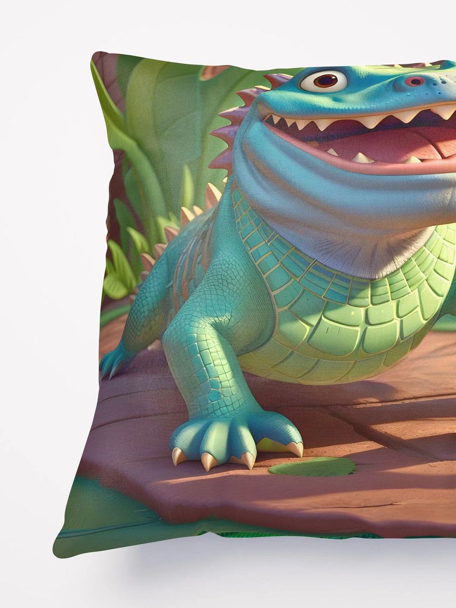Endangered Species - Mexico - Morelet´s Crocodile All-Over Print Pillow product image (3)