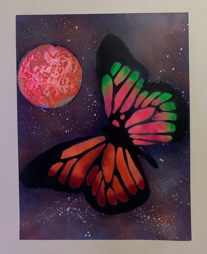 Butterfly Spray paint art product image (1)