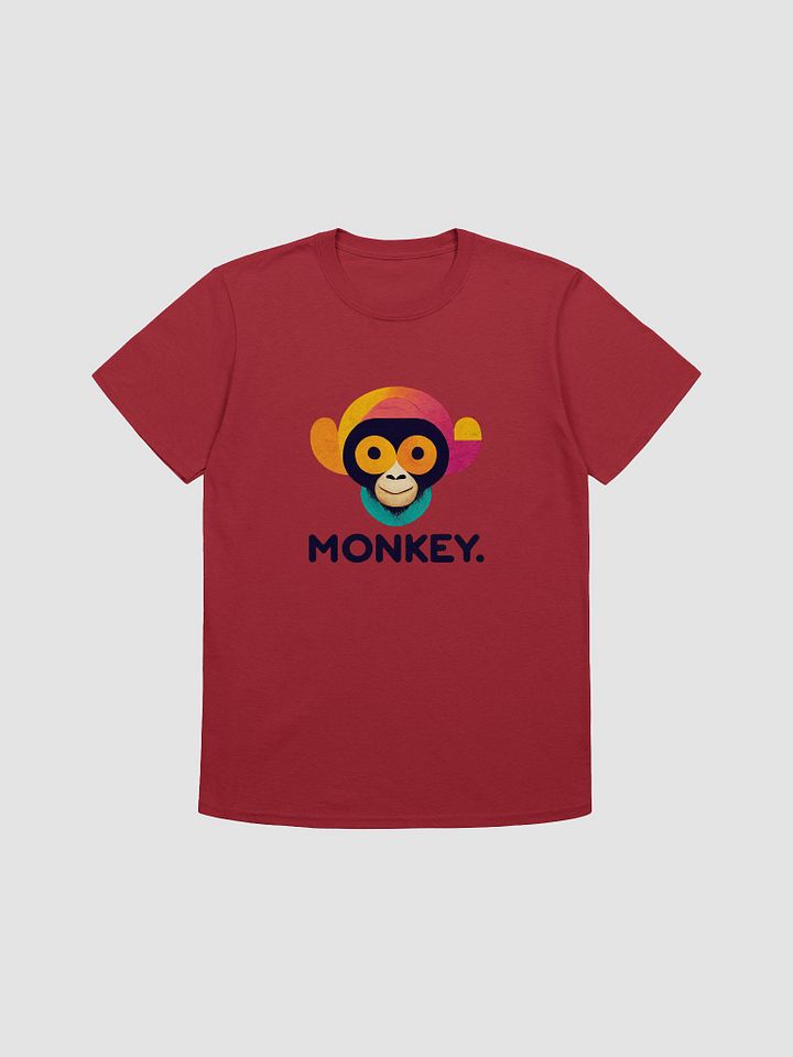 Colorful Monkey Face Unisex T-Shirt product image (2)