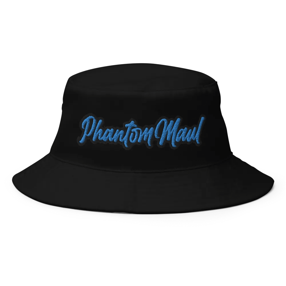 'PhantomMaul' Bucket Hat Blue Lettering product image (1)