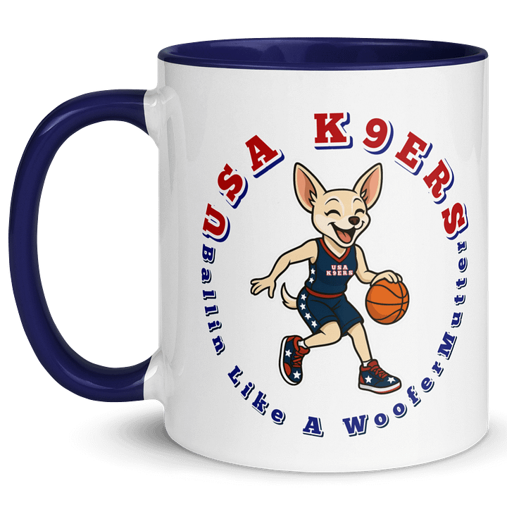 Chihuahua Female USA K9ERS Basketball Mug product image (1)