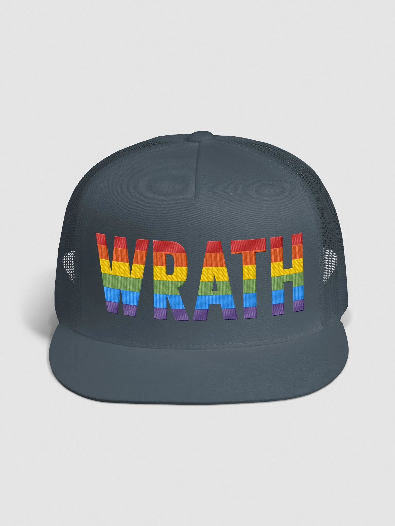 WRATH 2023 embroidered trucker hat product image (4)
