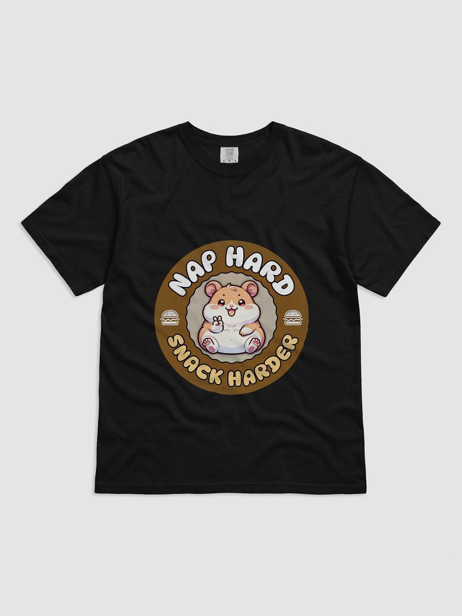 Nap Hard Snack Harder Hamster T-Shirt product image (1)