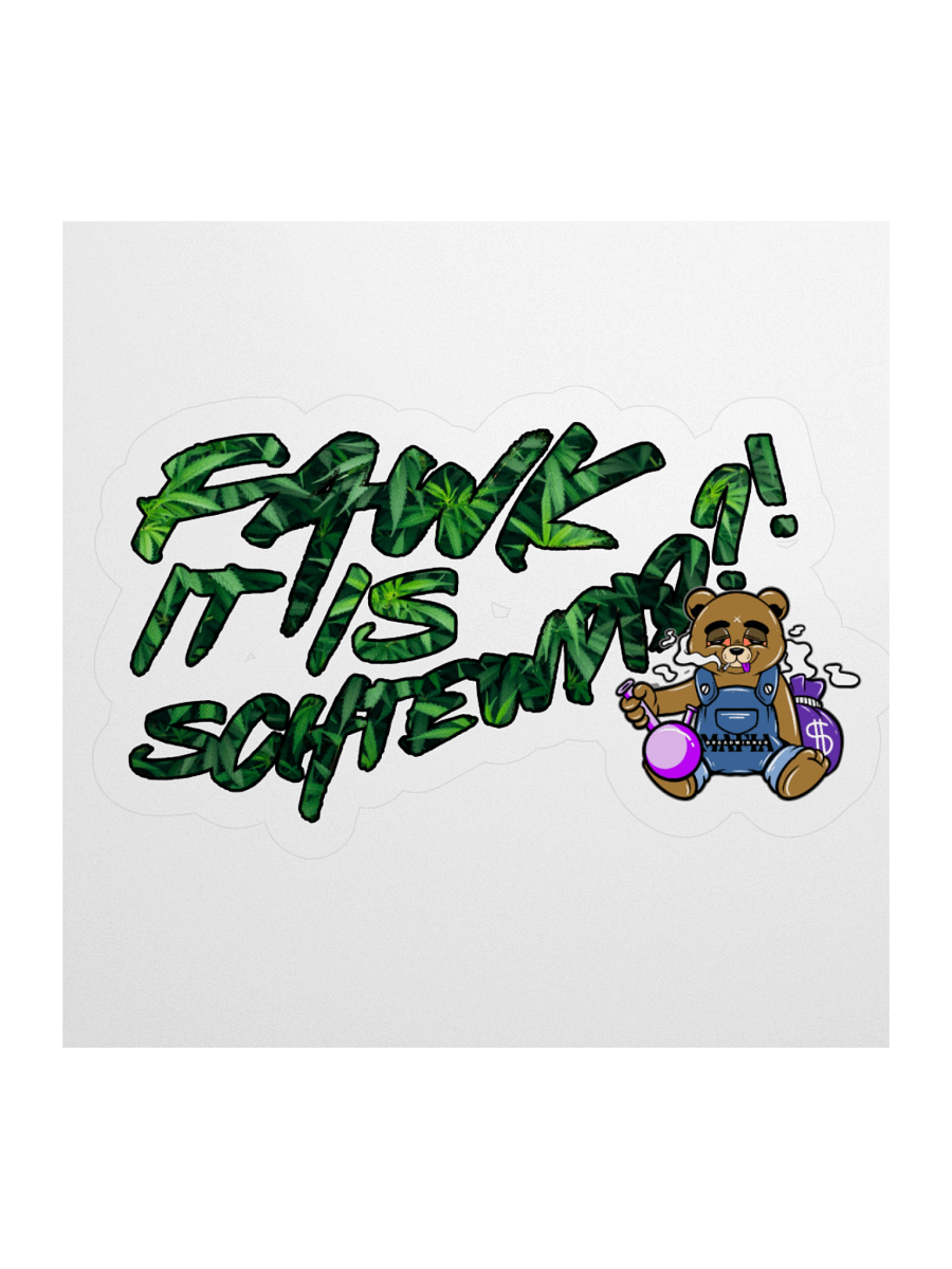 Fawk it is Schtewpid X Bread the Bear Sticker product image (2)
