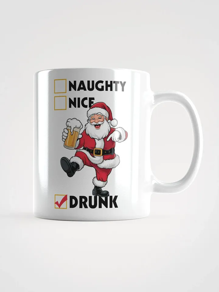 Santa Cheers White Glossy Mug product image (1)