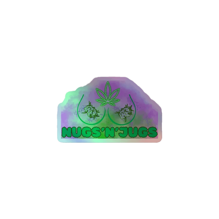 Nugs'N'Jugs- Holo Sticker product image (1)