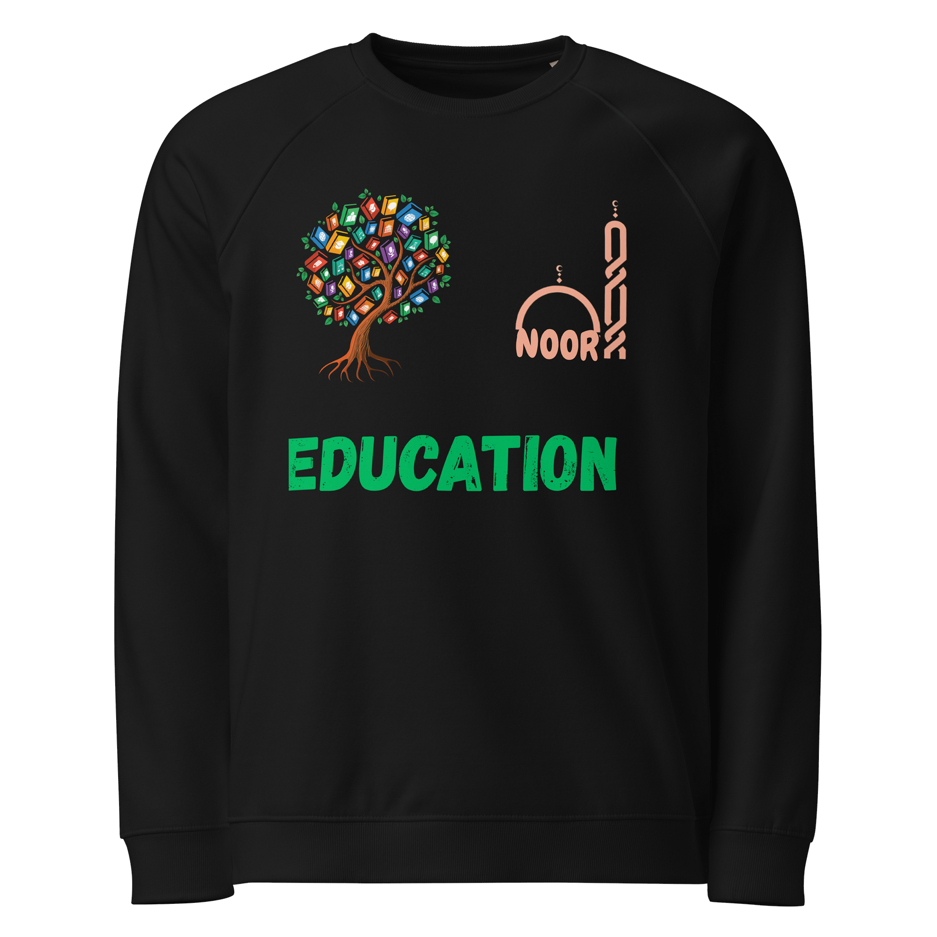 Noor Education Premium Organic Crew Sweatshirt product image (1)