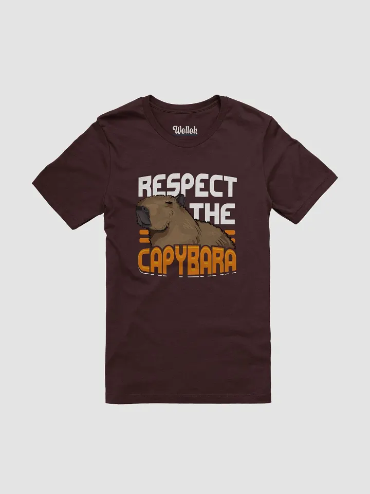Respect the Capybara T-Shirt – Perfect for Animal Lovers and Trendy Styles product image (1)