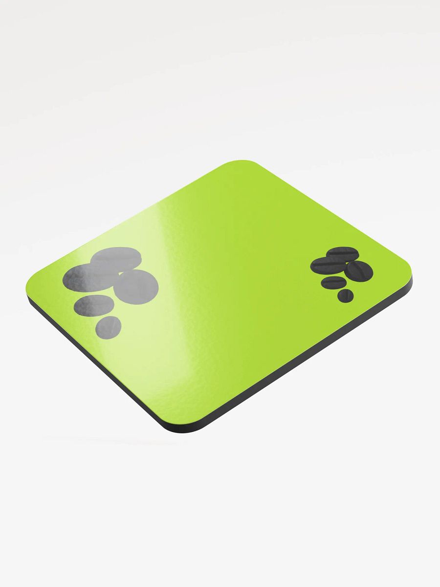 Green Black Coffee Beans Coaster product image (3)