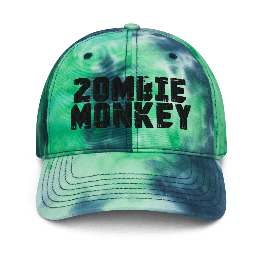 Zombie Monkey Tye-Dye hat product image (1)