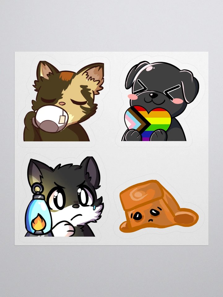 Whimsical Animal Kiss Cut Sticker Set product image (1)