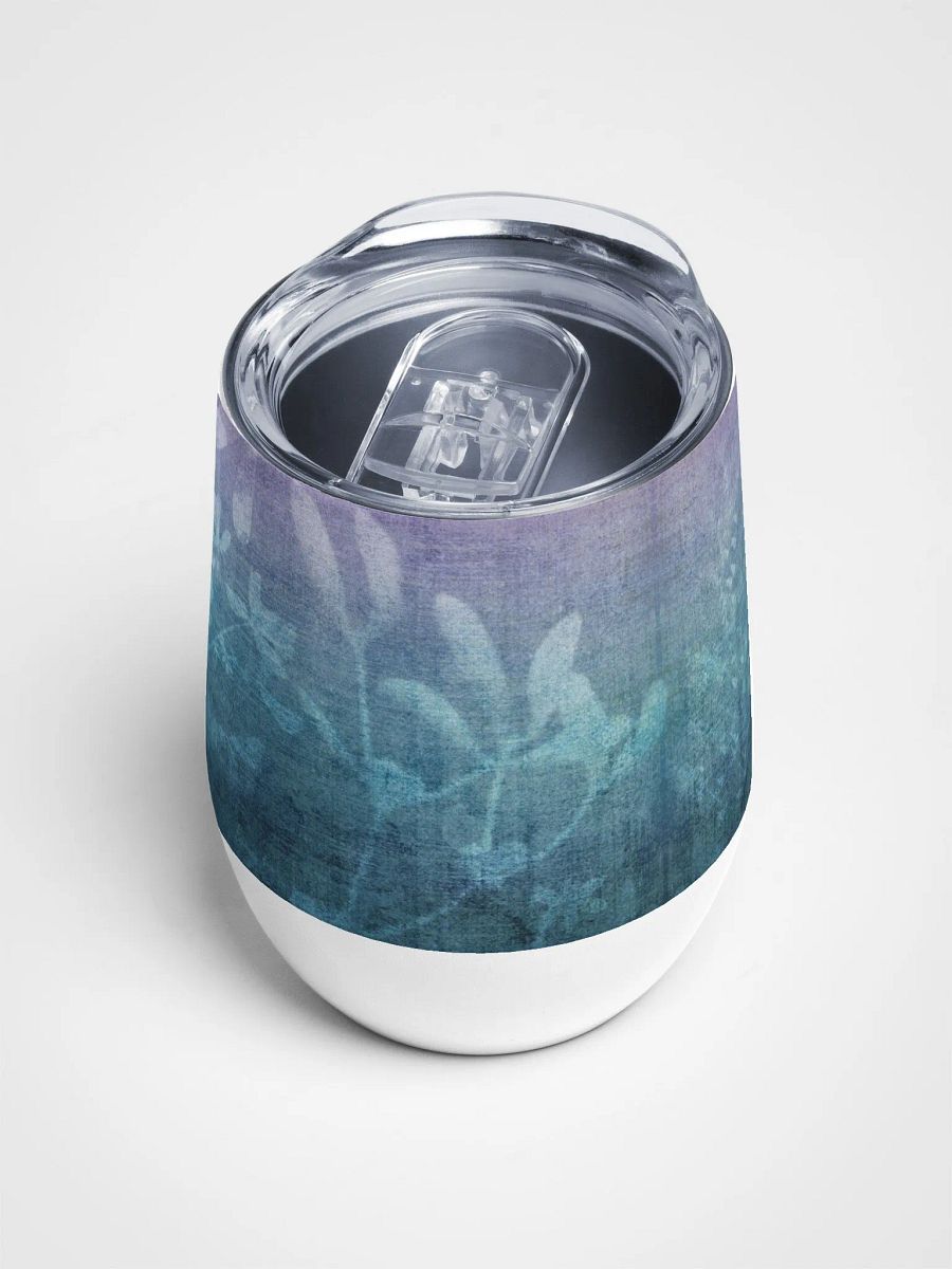 Blue Wildflowers Wine Tumbler product image (4)