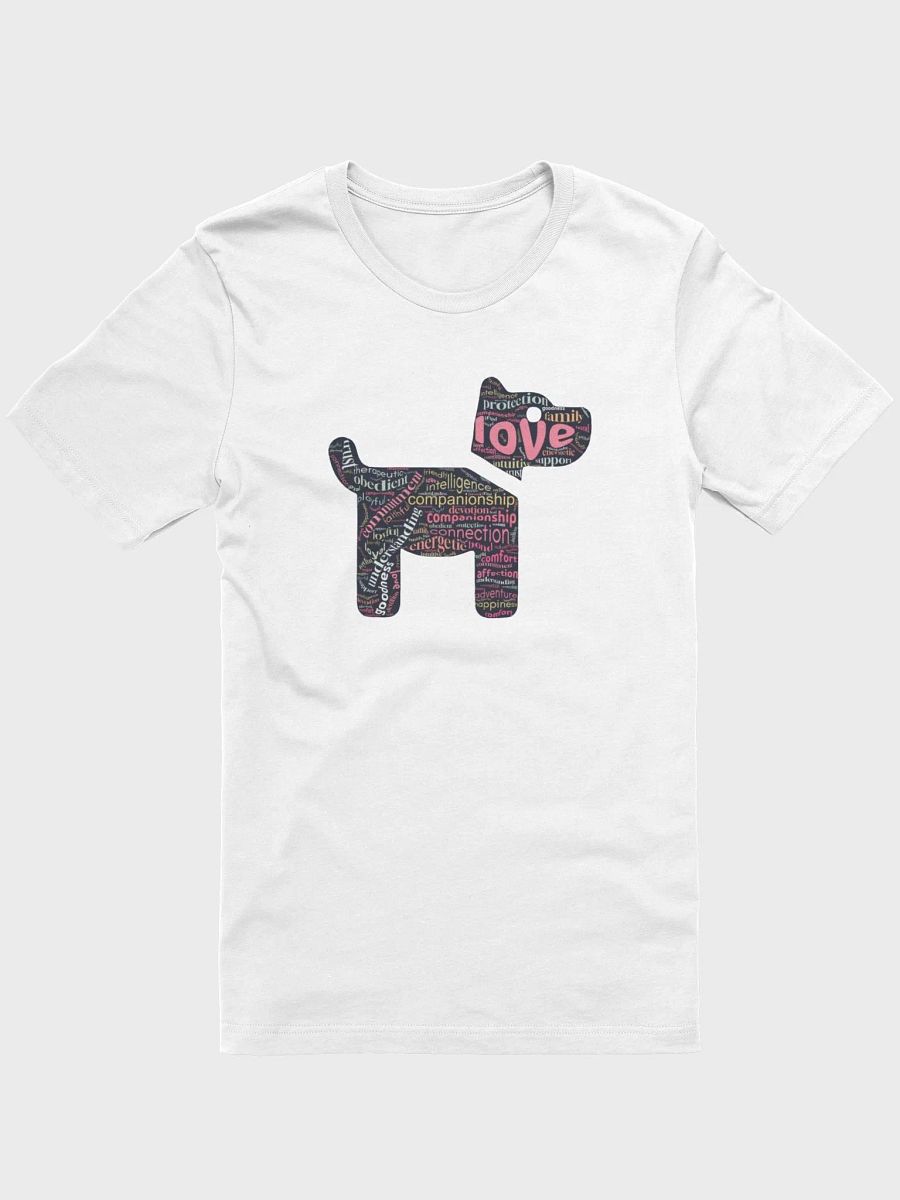 Dog Love in Words Bella Canvas Supersoft T-Shirt product image (6)