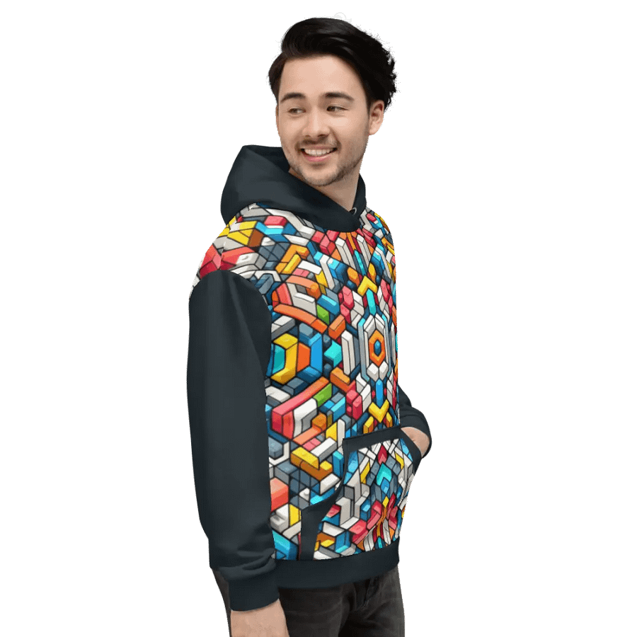 Brick Pattern Unisex Hoodie product image (5)
