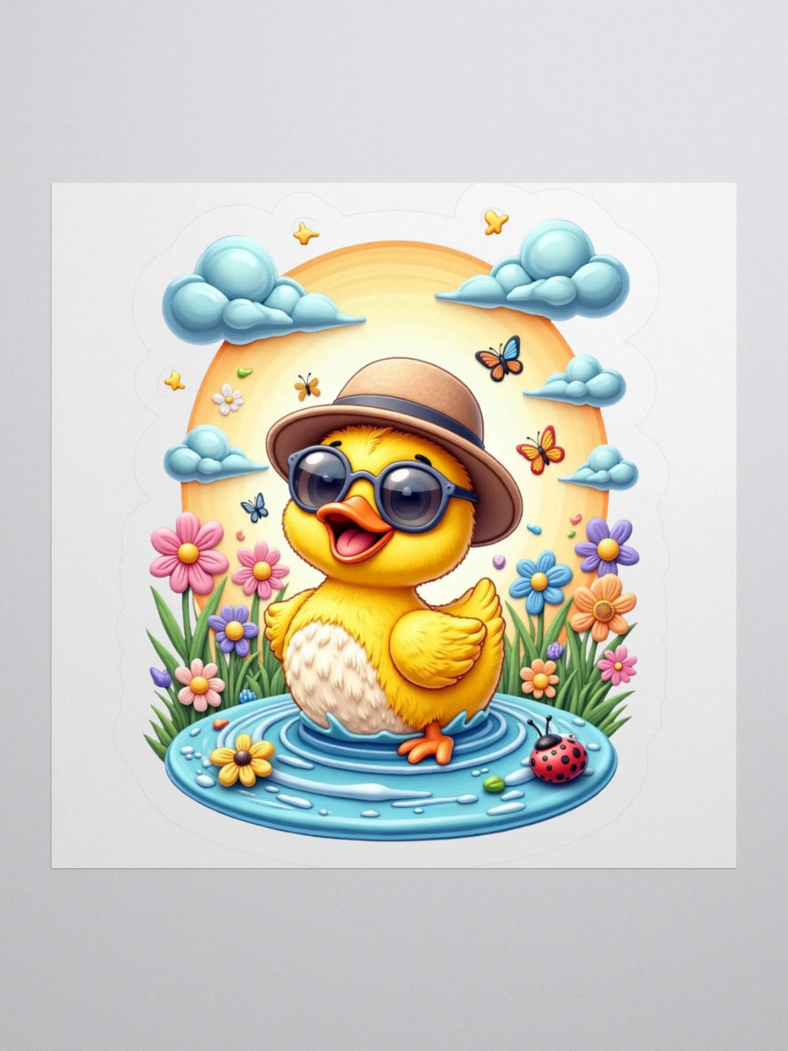 Dashing Duckling Sticker Set product image (2)
