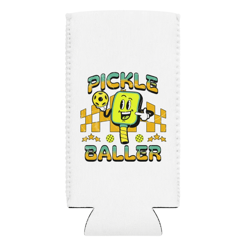 Pickle Baller Pickleball Can Cooler product image (2)