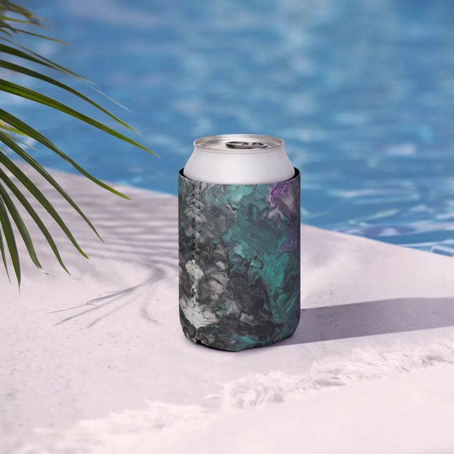 Acrylic Pour Printed Can Cooler - Original FCCA Design product image (7)