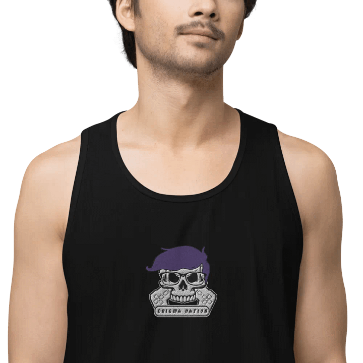 Enigma Nation Cotton Heritage Men's Premium Tank Top (EMBRODERED) product image (14)