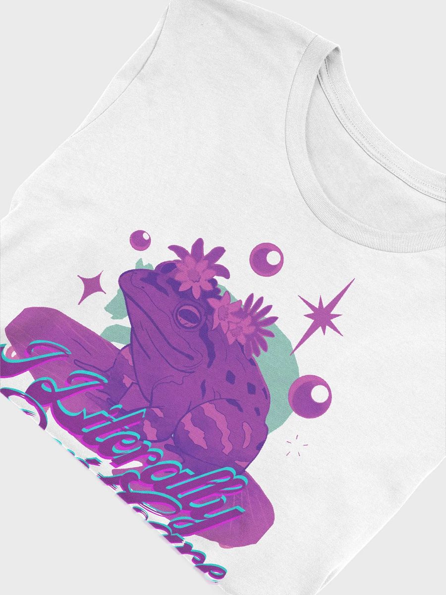 I literally don't care Sassy Frog White Tee product image (5)