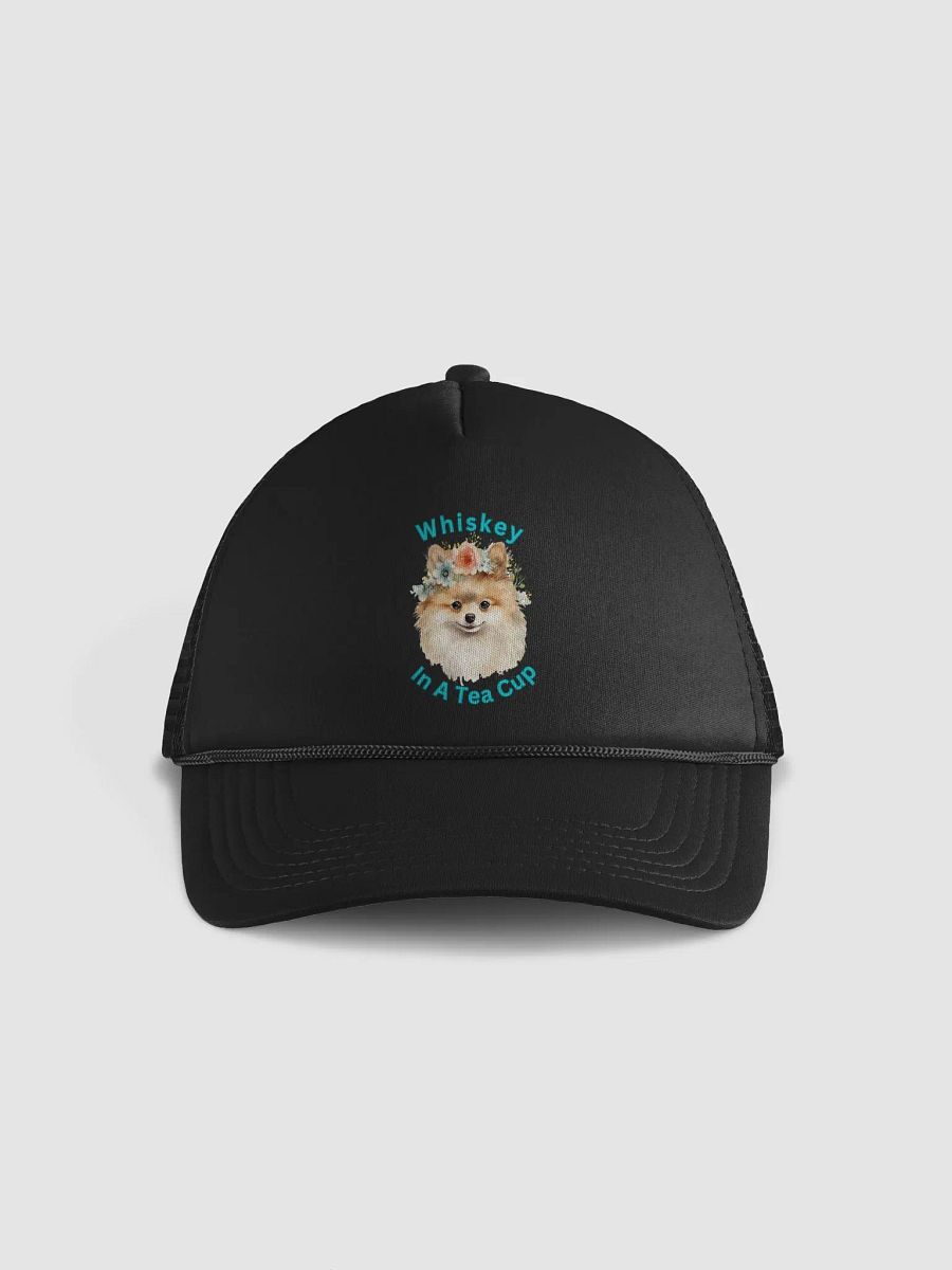 Floral Crown Pup Foam Trucker Hat product image (1)