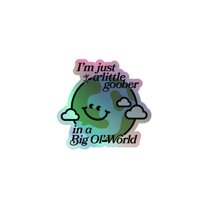 Holographic Lil Goober Sticker product image (1)