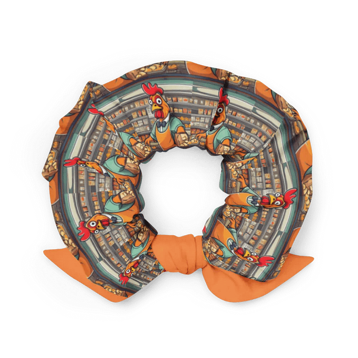Retro Rooster All-Over Print Scrunchie product image (2)