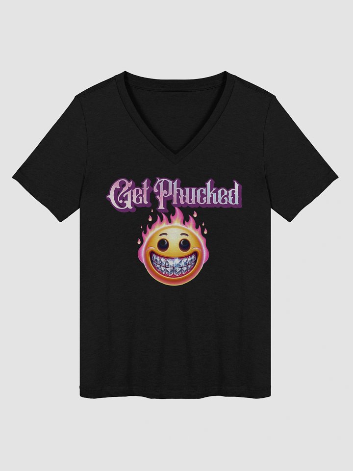 Get Phucked Women's V-Neck Tee product image (3)