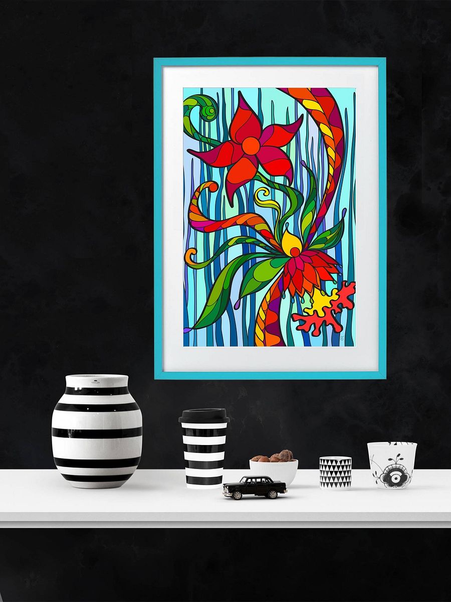 Vibrant Matte Poster Prints - Deep Ocean Starfish product image (5)