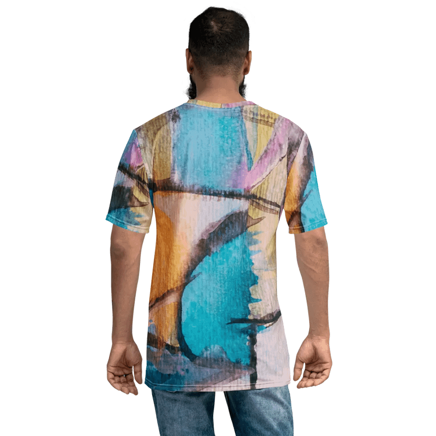original watercolour painting on tshirt product image (7)