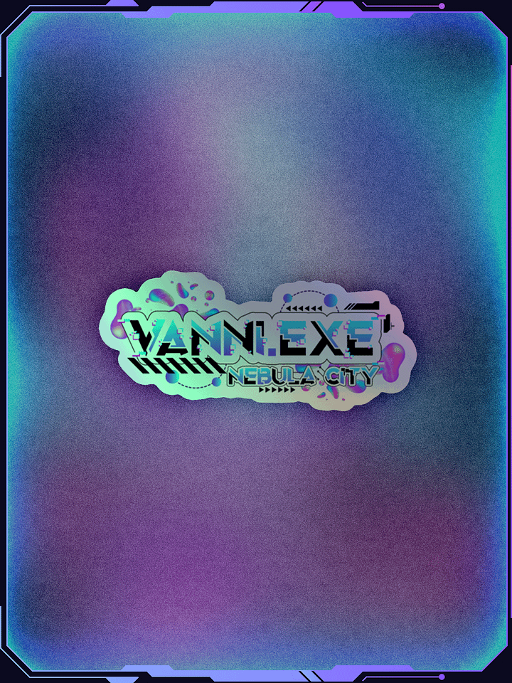 Vanni EXE Holographic Sticker Sheet product image (1)