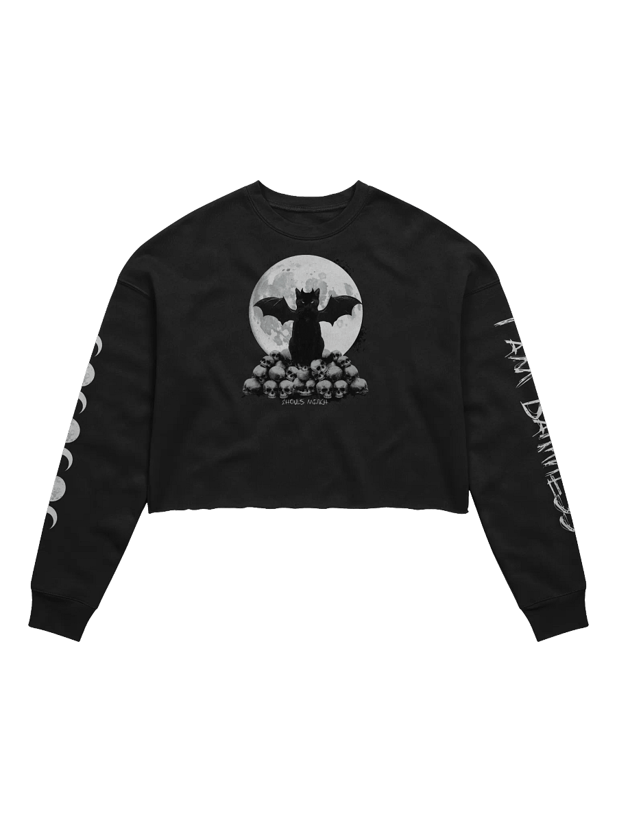 I AM DARKNESS Bella+Canvas Crop Sweatshirt product image (1)