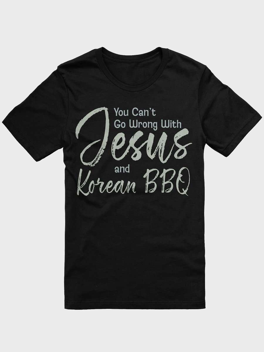 Funny Jesus & Korean BBQ Bella Canvas T-Shirt product image (2)