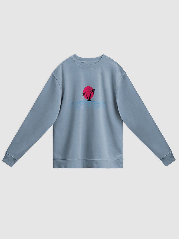 Vaporwave Sunset Silhouette Sweatshirt product image (1)