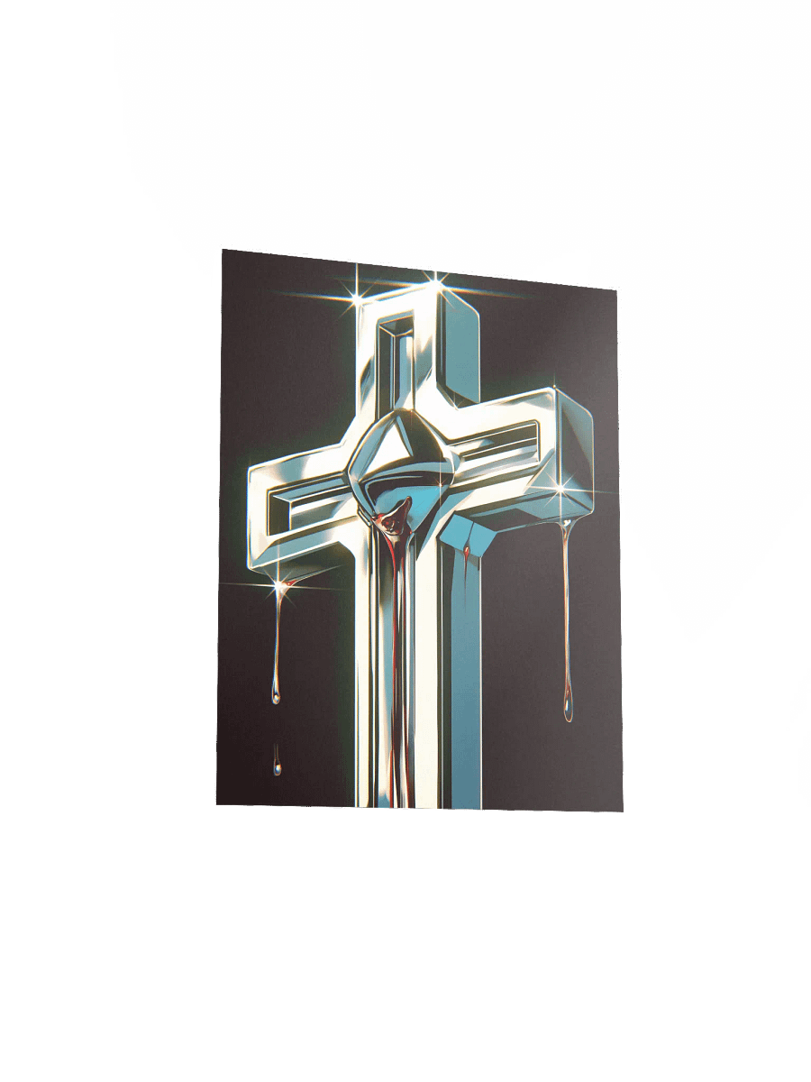 Metallic Cross Matte Poster product image (13)