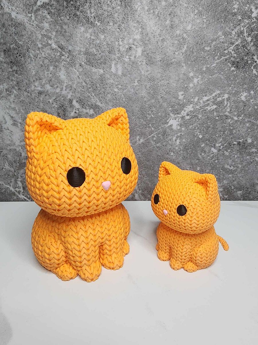 "Knitted" Orange Cat product image (1)