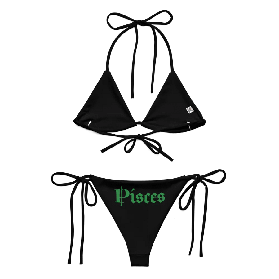 Green Pisces Path String Bikini product image (2)