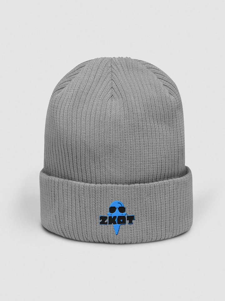 ZKOT Ribbed Beanie - Show your Support with Style - Headwear - 100% Organic Cotton product image (1)
