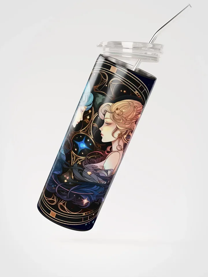 Gemini Zodiac Stainless Steel Tumbler - Keep Your Beverages Fresh in Style product image (2)